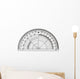 Protractor Wall Decal