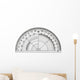 Protractor Wall Decal