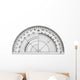 Protractor Wall Decal