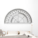 Protractor Wall Decal
