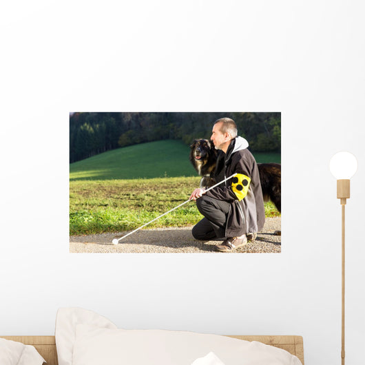 Blind Service Dog Wall Decal