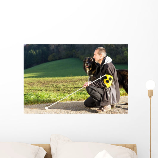 Blind Service Dog Wall Decal