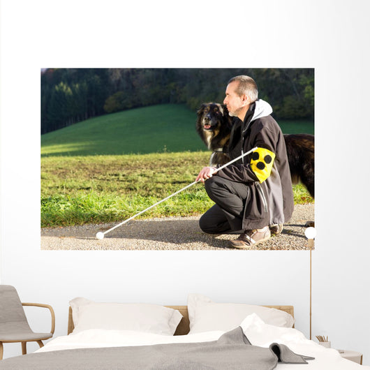 Blind Service Dog Wall Decal