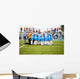 Football match for children. shout team, soccer game Wall Decal