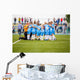Football match for children. shout team, soccer game Wall Decal