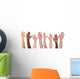 Many hands up Wall Decal