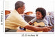 Grandfather Teaching Grandson To Play Guitar Wall Decal