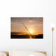 Fisherman Fishing Rod Silhouette Wall Decal