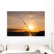 Fisherman Fishing Rod Silhouette Wall Decal