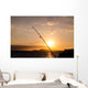 Fisherman Fishing Rod Silhouette Wall Decal