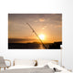 Fisherman Fishing Rod Silhouette Wall Decal