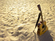 Sunny Beach Acoustic Guitar Wall Decal