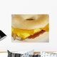 Bagel Breakfast Sandwich Wall Decal