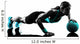 woman fitness Medicine Ball exercises silhouette Wall Decal