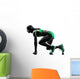 woman runner running jogger jogging silhouette Wall Decal