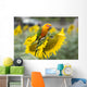 Fields Sunflowers and Parrot Wall Decal