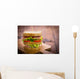 Delicious sandwich on the table Wall Decal