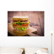 Delicious sandwich on the table Wall Decal