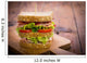 Delicious sandwich on the table Wall Decal