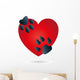 Logo Herz Katze Hund Wall Decal