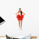 Cheerleader: Cute Teen Cheerleader Wall Decal