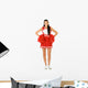 Cheerleader: Cute Teen Cheerleader Wall Decal