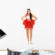 Cheerleader: Cute Teen Cheerleader Wall Decal