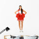 Cheerleader: Cute Teen Cheerleader Wall Decal