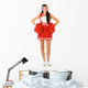 Cheerleader: Cute Teen Cheerleader Wall Decal