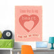 Vintage Valentine's Day  poster Wall Decal