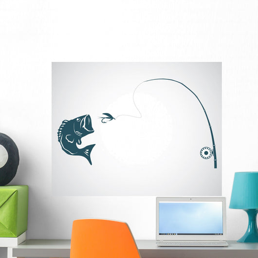 Fly fishing Wall Decal