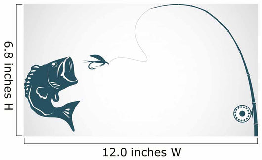 Fly fishing Wall Decal