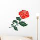 red rose Wall Decal