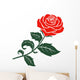 red rose Wall Decal