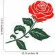 red rose Wall Decal