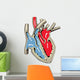 Human Heart Anatomy Wall Decal