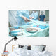 Surgical operation in action. View from the side assistant Wall Decal
