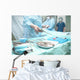 Surgical operation in action. View from the side assistant Wall Decal