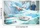 Surgical operation in action. View from the side assistant Wall Decal