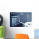 Gloved hand holding dental tool to teeth x-ray Wall Decal