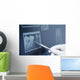 Gloved hand holding dental tool to teeth x-ray Wall Decal