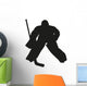 Hockey Goalie Vector Silhouette Wall Decal