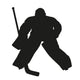 Hockey Goalie Vector Silhouette