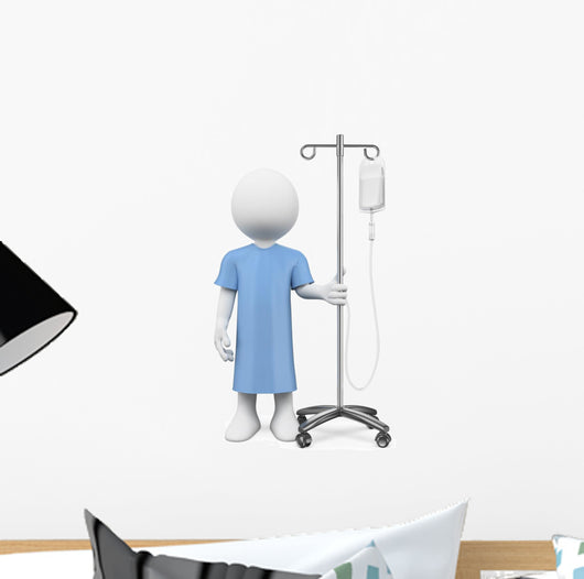Hospital Patient Wall Decal