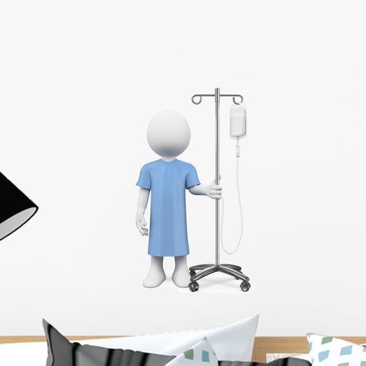 Hospital Patient Wall Decal
