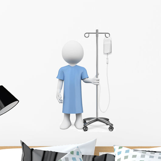 Hospital Patient Wall Decal