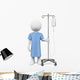 Hospital Patient Wall Decal