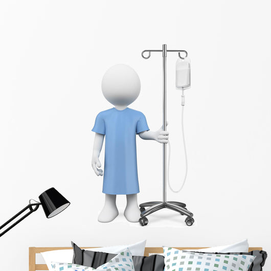 Hospital Patient Wall Decal