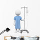 Hospital Patient Wall Decal