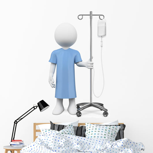 Hospital Patient Wall Decal